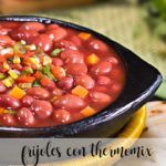 Frijoles con thermomix