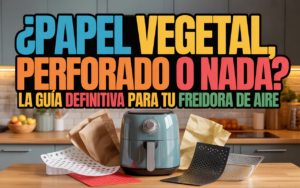 ¿Papel vegetal, perforado o nada? La guía definitiva para tu freidora de aire