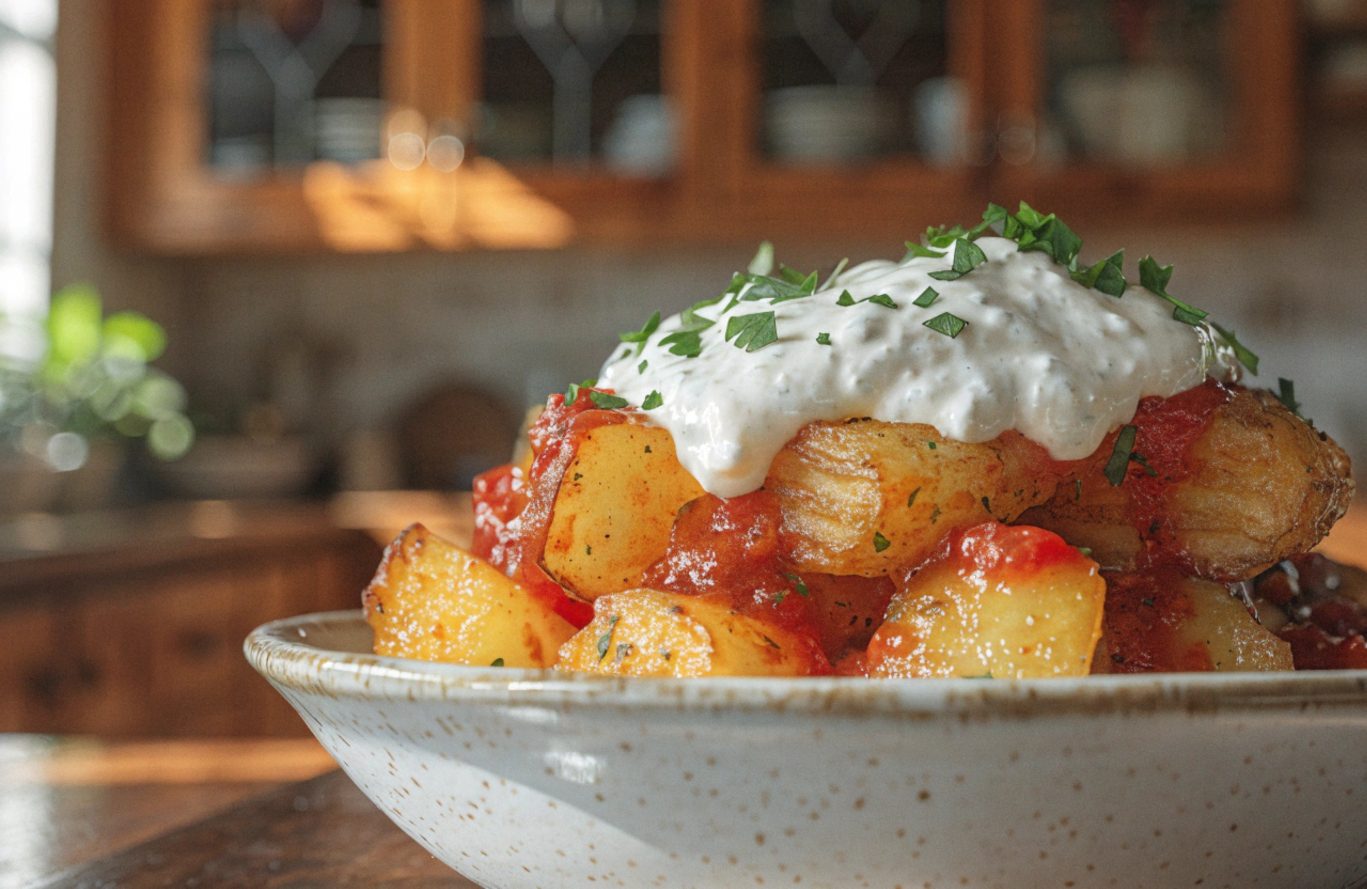 Receta de patatas bravas con la Thermomix