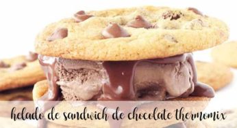 Helado de Sandwich de chocolate con Thermomix