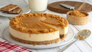 Tarta de Queso con Crema Lotus en Freidora de Aire
