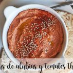 Hummus de alubias y tomates con Thermomix