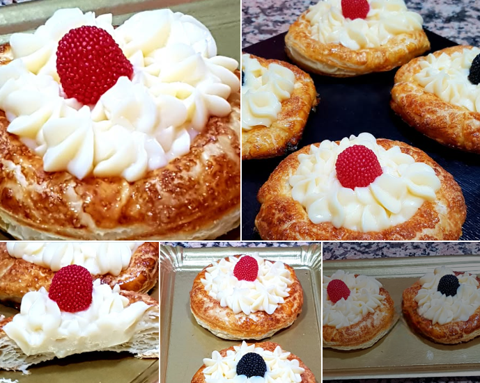 Pasteles de crema con thermomix