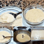 arroz con leche de turrón blando de almendras con thermomix