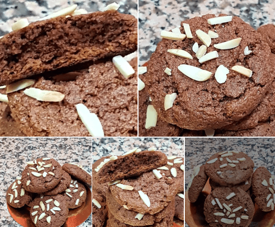 GALLETAS DE ALMENDRAS Y CACAO ( SIN GLUTEN NI LACTOSA) con thermomix