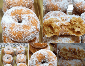 Rosquillas con crema lotus con thermomix