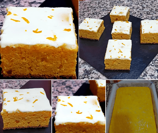 PASTEL DE ZANAHORIA Y NARANJA con thermomix