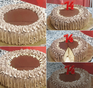 Tarta 4 LECHES DE TURRÓN Y GLASEADO BOMBÓN con thermomix