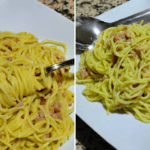 Espaguetis a la Carbonara con Thermomix