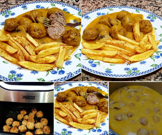 Albóndigas en salsa con thermomix