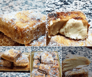 Leche frita de turrón con thermomix