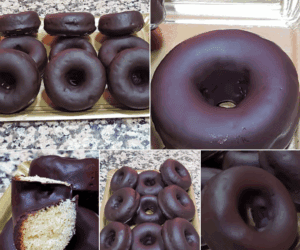 Donetes de chocolate caseros con thermomix