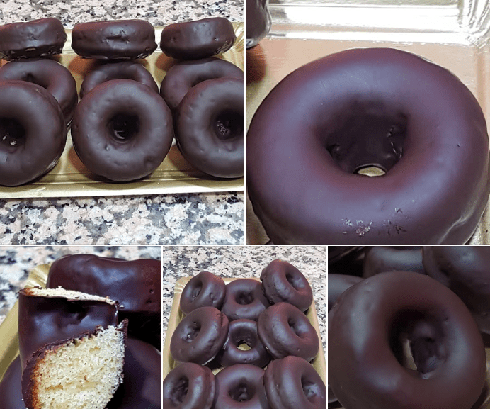 Donetes de chocolate caseros con thermomix