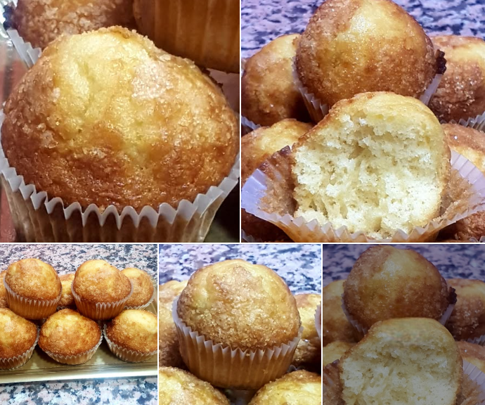 MAGDALENAS DE AOVE con Thermomix