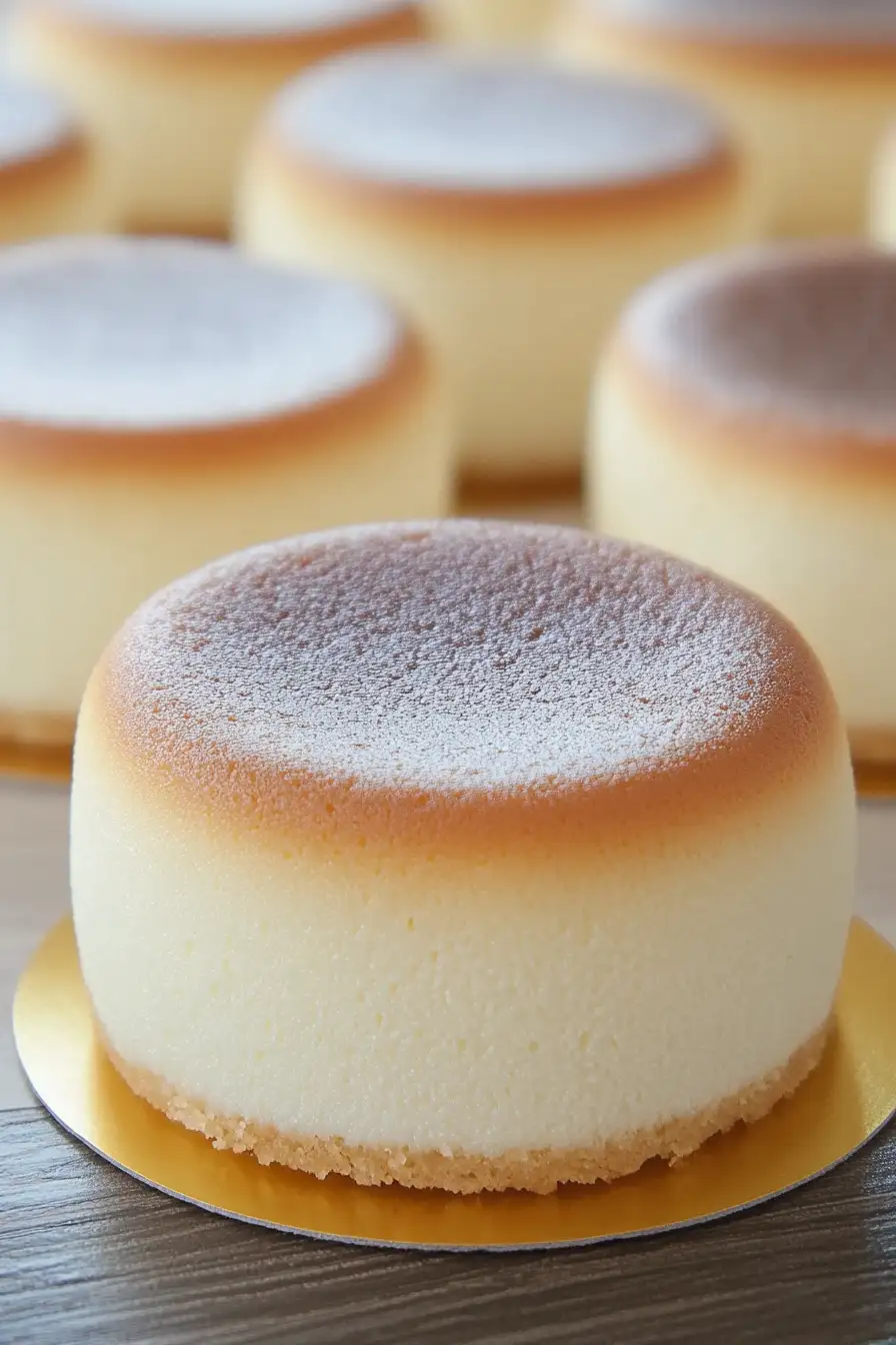 Cheesecake japonés en freidora de aire - airfryer