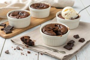Brownies rápidos en freidora de aire