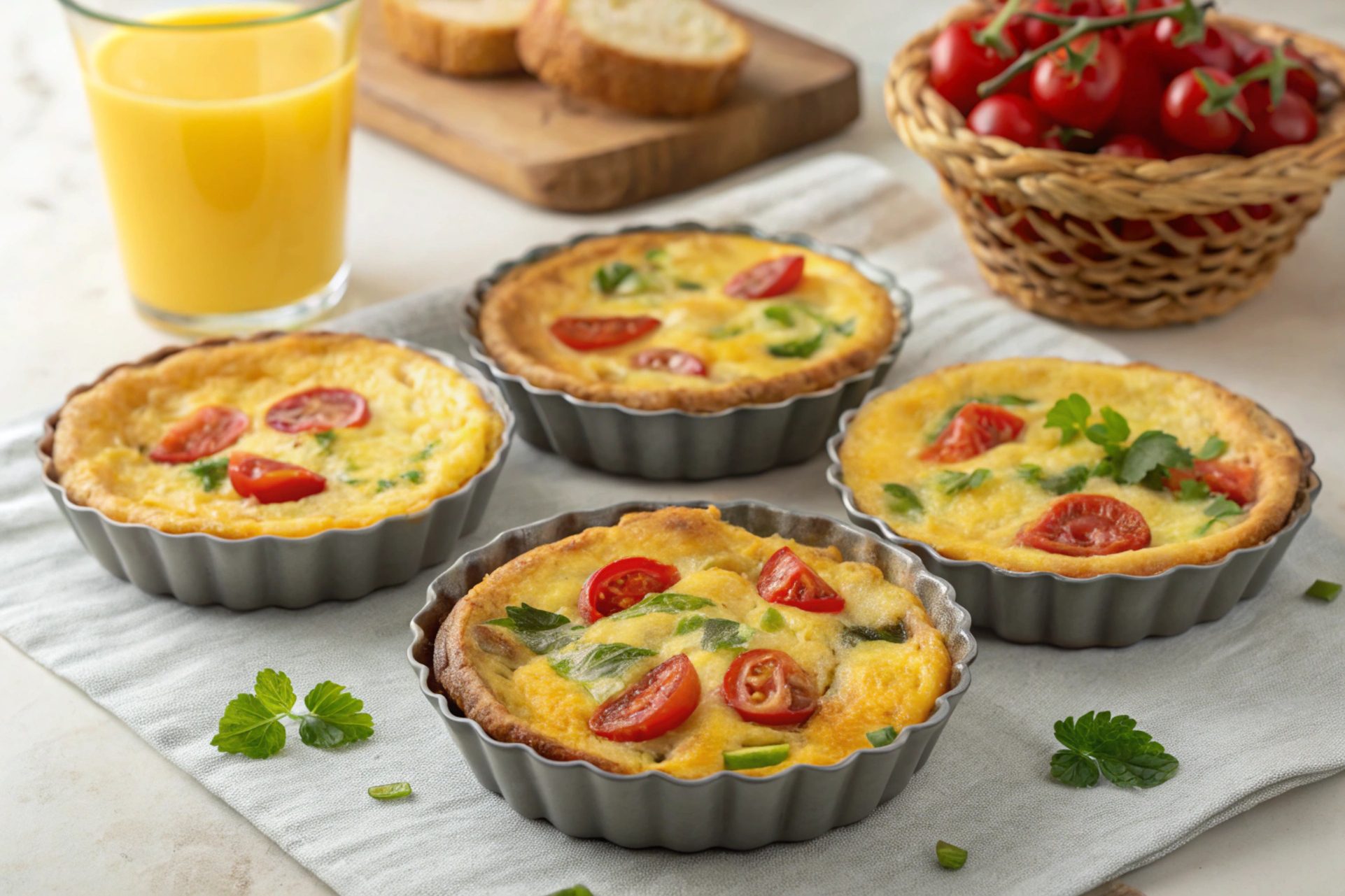 Frittata estilo México en freidora de aire - air fryer