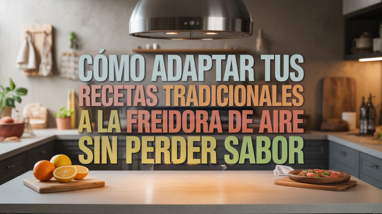 Cómo adaptar tus recetas tradicionales a la freidora de aire sin perder sabor