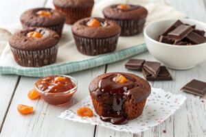Muffins Sacher en Freidora de Aire