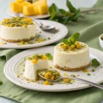 Mini cheesecakes al vapor de pistacho thermomix