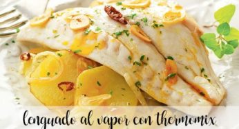 Lenguado al vapor con verduras con Thermomix