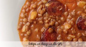Lentejas con chorizo en olla GM