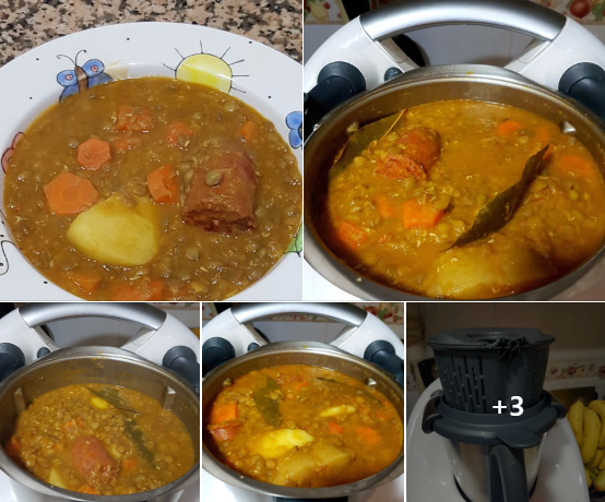 Las lentejas de Luz con Thermomix