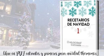 Libro en PDF de entrantes y 1º platos para navidad con thermomix