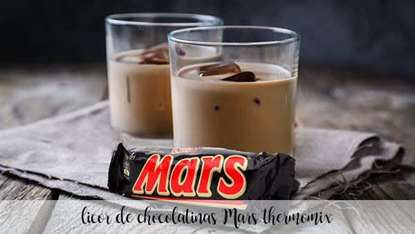 Licor de Chocolatinas Mars con thermomix