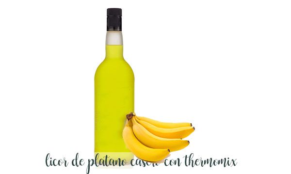 Licor de Plátano con thermomix