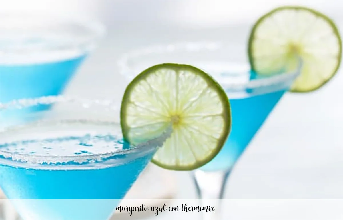 Margarita azul en Thermomix