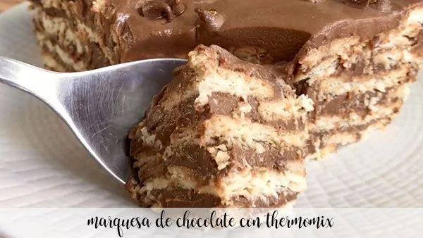 Marquesa de chocolate con Thermomix