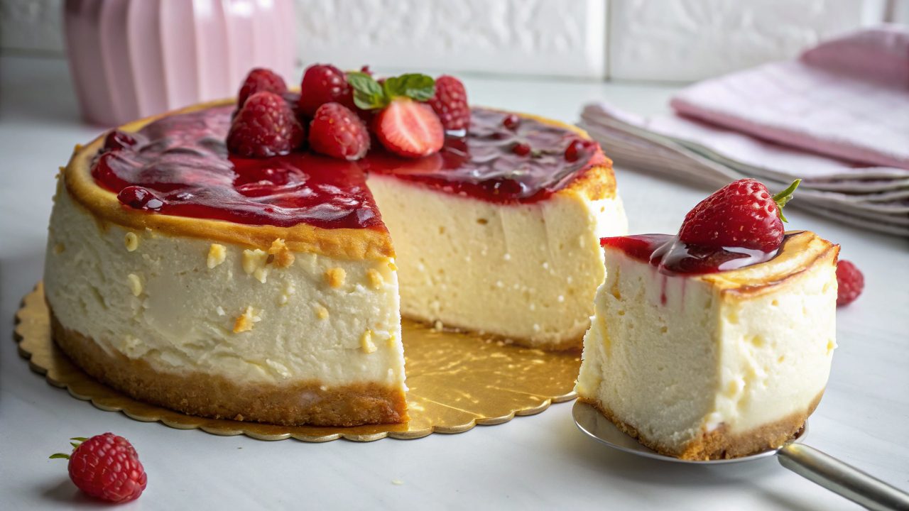 Cheesecake con Petit Suisse en freidora de aire - airfryer