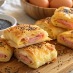 Napolitanas de Jamón y Queso en Freidora de Aire