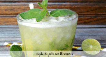 Mojito de piña con thermomix