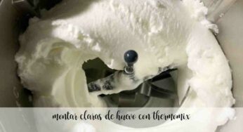 batir claras de huevo con thermomix