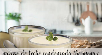 Mousse de leche condensada con Thermomix