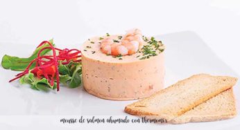 Mousse de salmon ahumado con thermomix