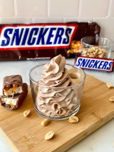 Irresistible mousse de Snickers con Thermomix
