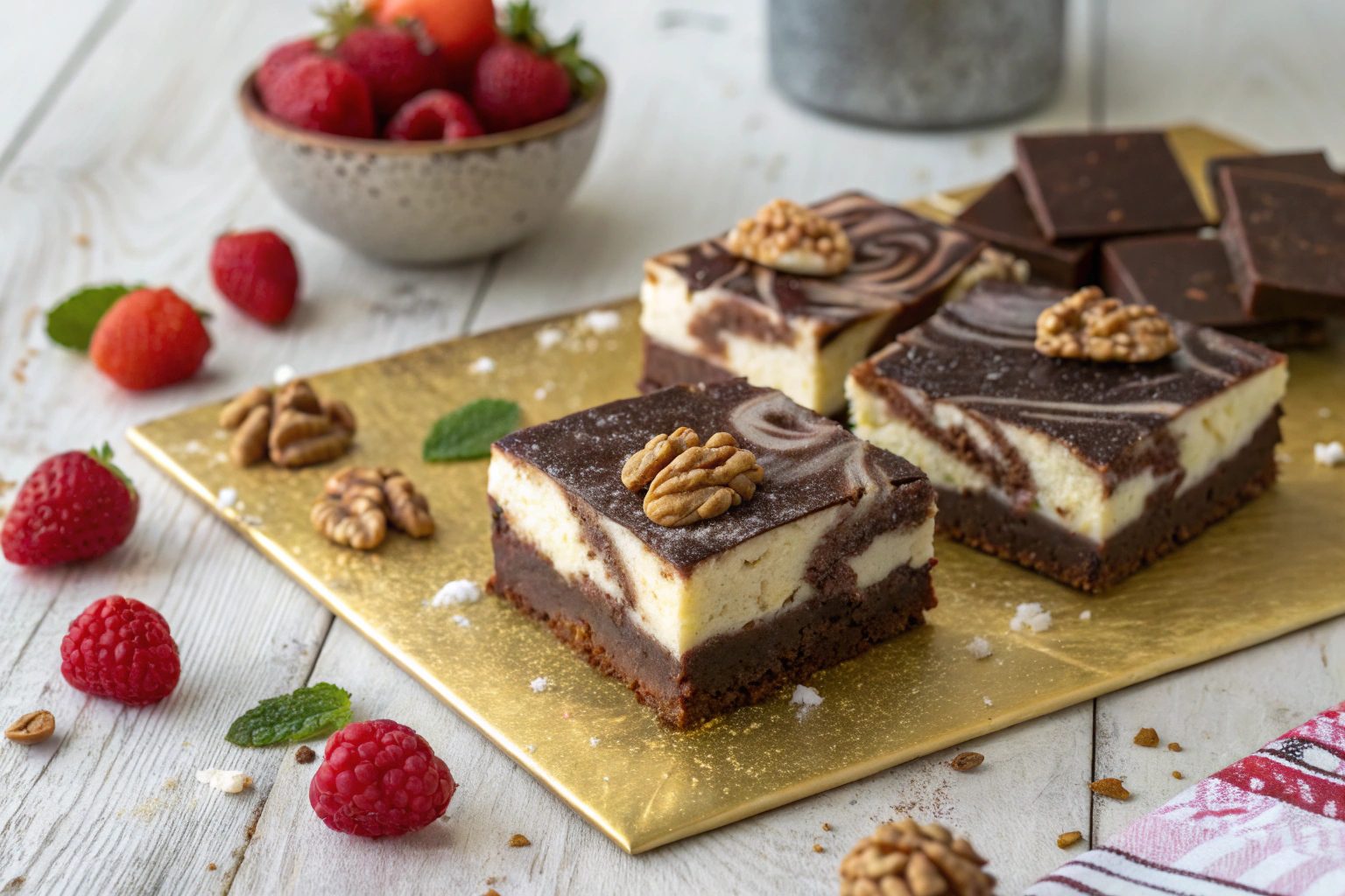Brownies Cheesecake en Freidora de Aire