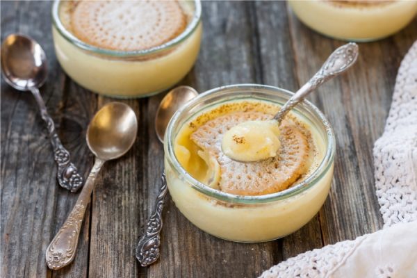 Natillas de turrón con Thermomix