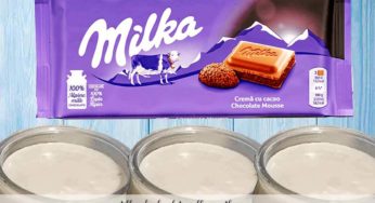 Natillas de chocolate Milka con thermomix