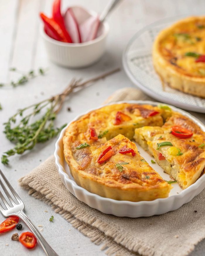 Quiche de Desayuno en Freidora de Aire