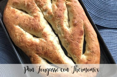 Pan Fougasse con Thermomix
