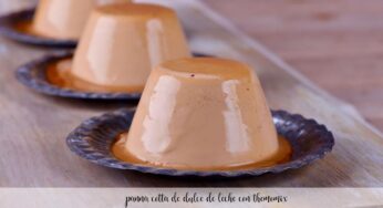 panna cotta de dulce de leche con Thermomix