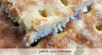 Pastel de azúcar con Thermomix