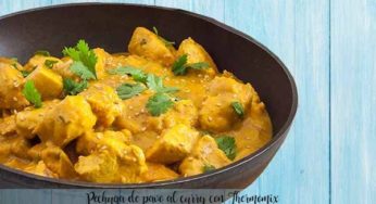 Pechuga de pavo al curry con Thermomix