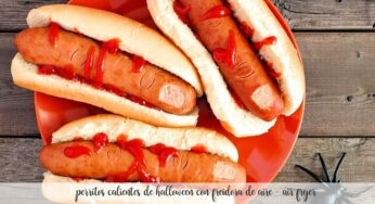 perritos calientes de halloween con freidora de aire – air fryer