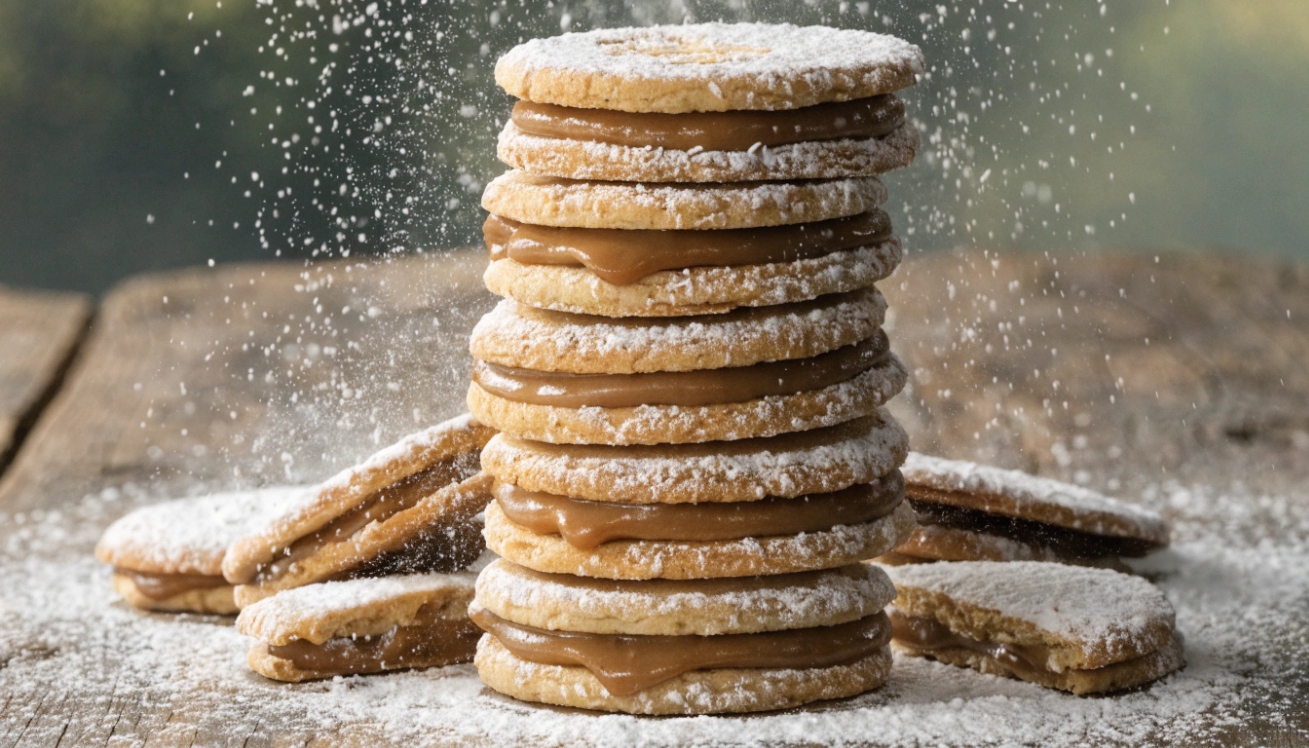 Alfajores de dulce de leche con Thermomix