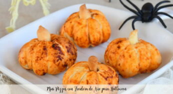 Mini Pizzas con Freidora de Aire para Halloween